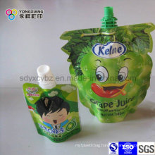 Stand up Juice Shaped Bag with Spout